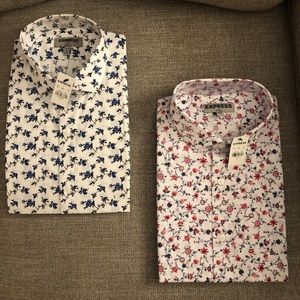 Express button up long sleeve shirt.